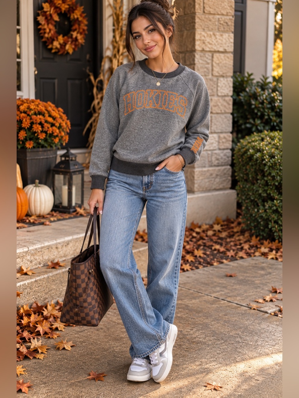 NWT Victoria’s Secret PINK Virginia Tech Hokies Collegiate Sweatshirt XS